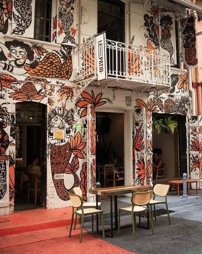 Visite d’une maison de ville réhabilitée : le Patio 19, Le patio 19, Fort-de-France