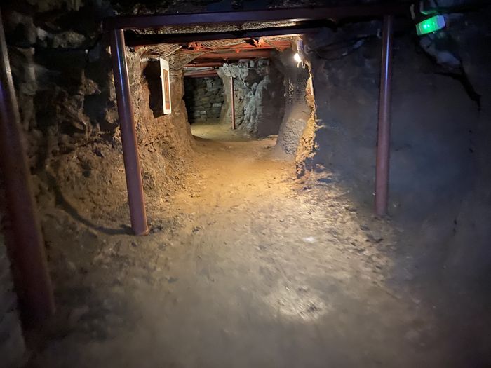 Visite d’une mine de fer de la tour Eiffel et de l’accumulateur à minerai Zublin, Mine de Neuves-Maisons, Neuves-Maisons