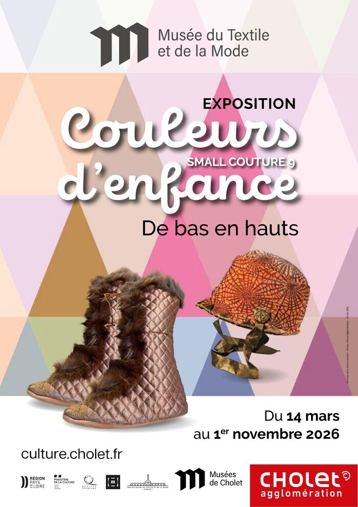 Visite éclair « Couleurs d’enfance, de bas en hauts », Musée du textile et de la mode, Cholet