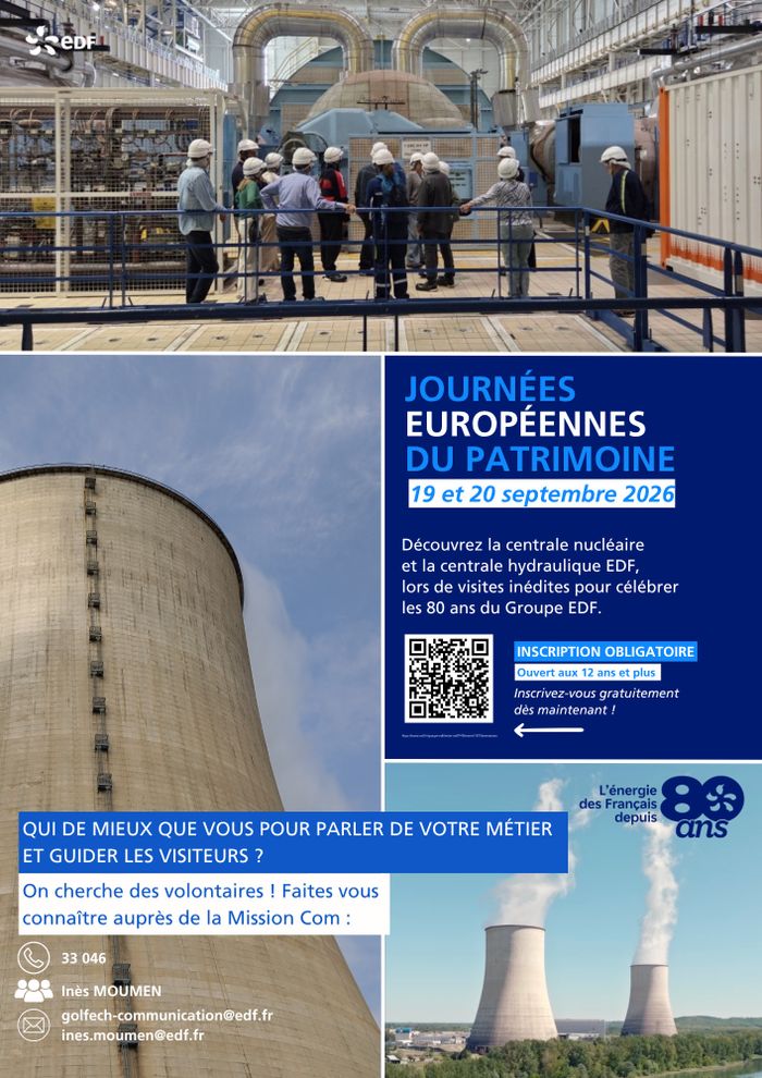 Visite exceptionnelle de la centrale nucléaire EDF de Golfech, Centrale nucléaire EDF de Golfech, Golfech