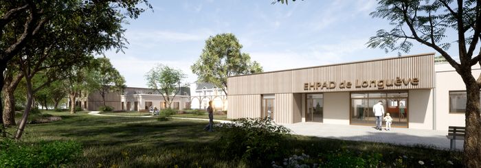 Visite exceptionnelle du chantier de réhabilitation de l’EHPAD de Longuève, EHPAD de Longuève, Fleury-les-Aubrais