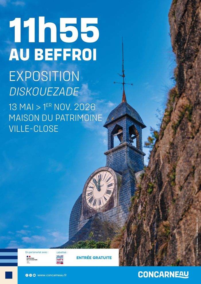 Visite Flash – Exposition 11h55 au Beffroi, Maison du Patrimoine de Concarneau, Concarneau