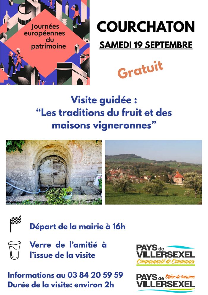Visite guidée, Belles-Fontaines (village de Courchaton), Belles-Fontaines
