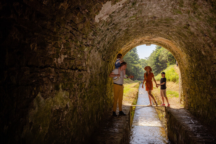 Visite guidée de la Voûte Vauban, Système d&rsquo;alimentation du canal du Midi, Les Cammazes