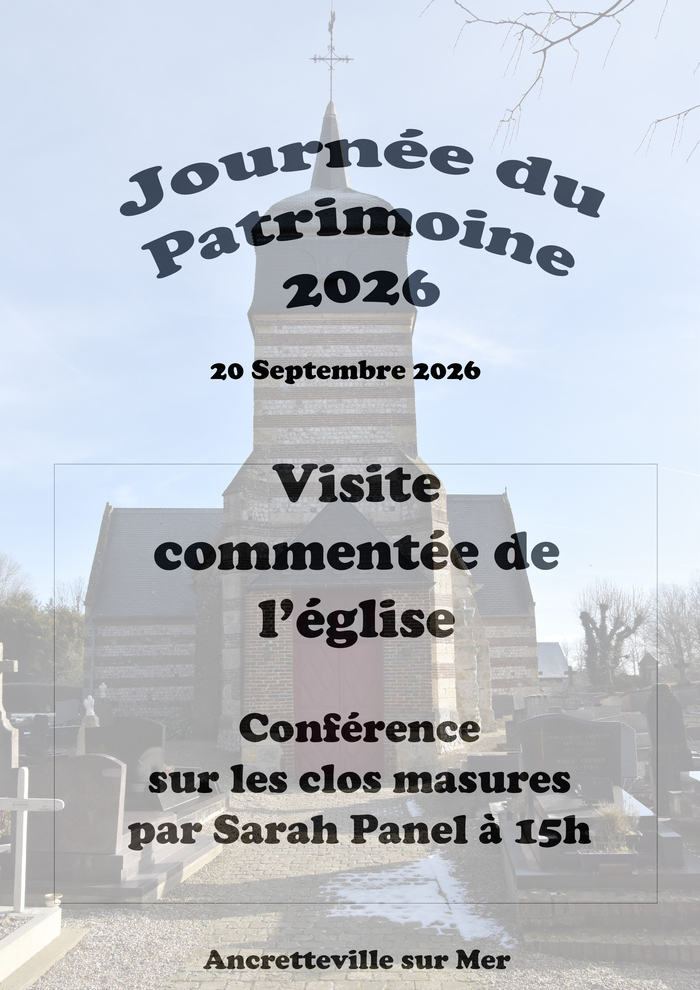 Visite guidée de l’église, Eglise Saint-Amand, Ancretteville-sur-Mer
