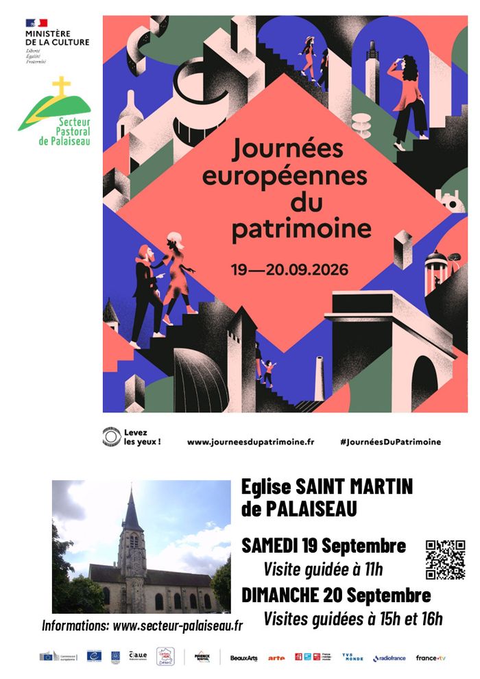 Visite guidée de l&rsquo;église Saint-Martin, Église Saint-Martin, Palaiseau