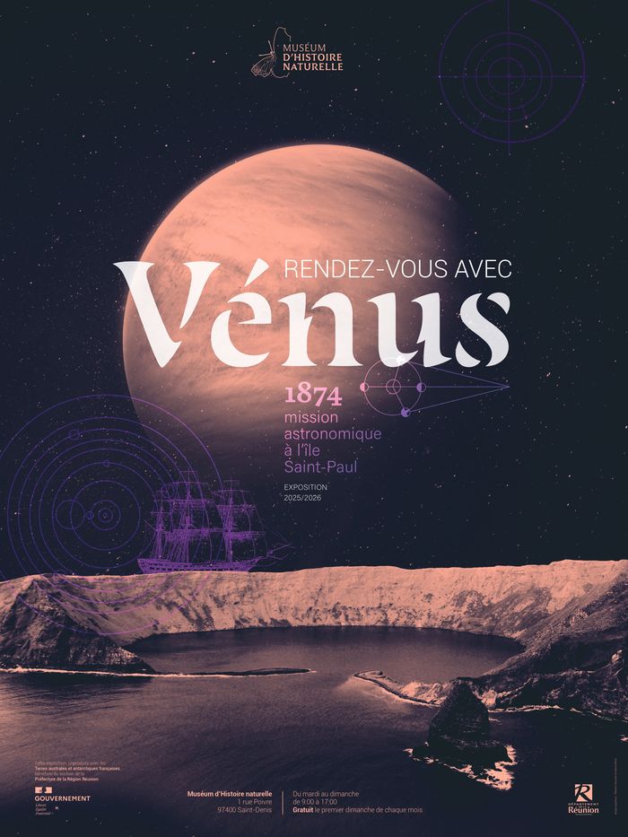 Visite guidée de l&rsquo;exposition « Rendez-vous avec Vénus, 1874 mission astronomique à l&rsquo;île Saint-Paul », Muséum d&rsquo;histoire naturelle, Saint-Denis