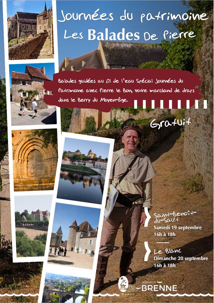 Visite guidée de Saint-Benoît du Sault le 19 septembre, Église et prieuré Saint-Benoît-du-Sault, Saint-Benoît-du-Sault