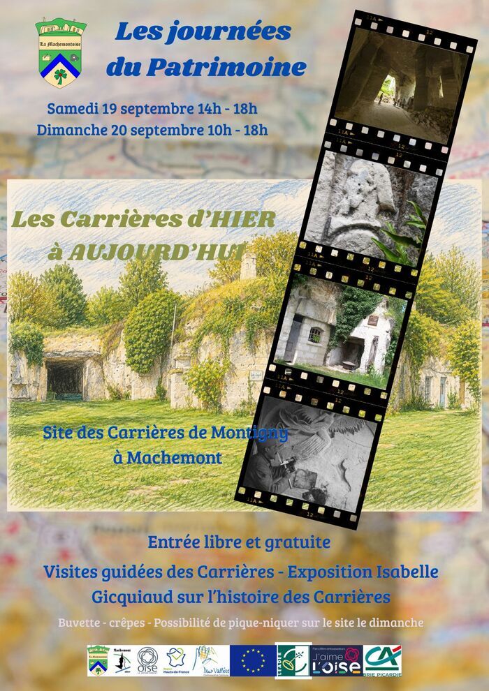 Visite guidée des Carrières de Montigny à MACHEMONT, Les Carrières de Montigny MACHEMONT, Machemont