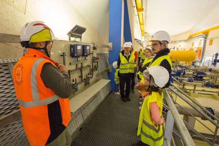 Visite guidée des infrastructures du Syndicat des Eaux d’Île-de-France, Syndicat des Eaux d’Île-de-France, Vauhallan