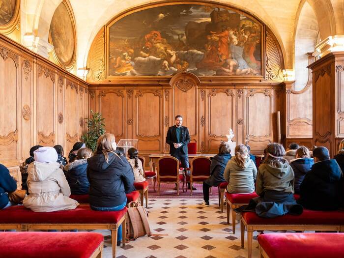 Visite guidée des salles du XVIIIe siècle de l’ancien monastère, Abbaye-aux-Hommes – Hôtel de Ville, Caen