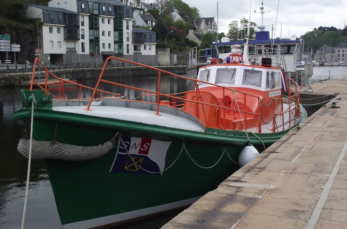 Visite guidée du canot de sauvetage « Yvon Salaün », Ecluses du port – Morlaix, Morlaix