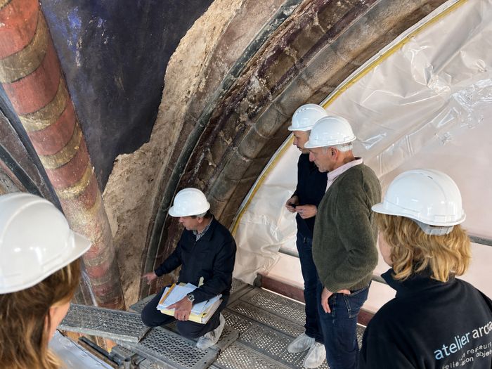 Visite guidée du chantier de restauration du transept de l’Abbatiale Notre-Dame, Abbatiale Notre-Dame, Belleville-en-Beaujolais
