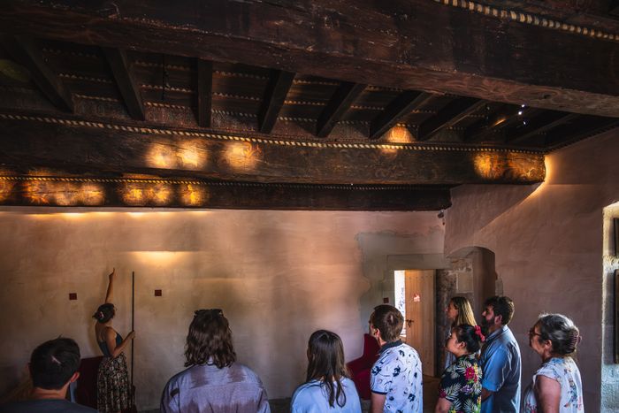Visite guidée du château, Château de Latour sur Sorgues, Marnhagues-et-Latour