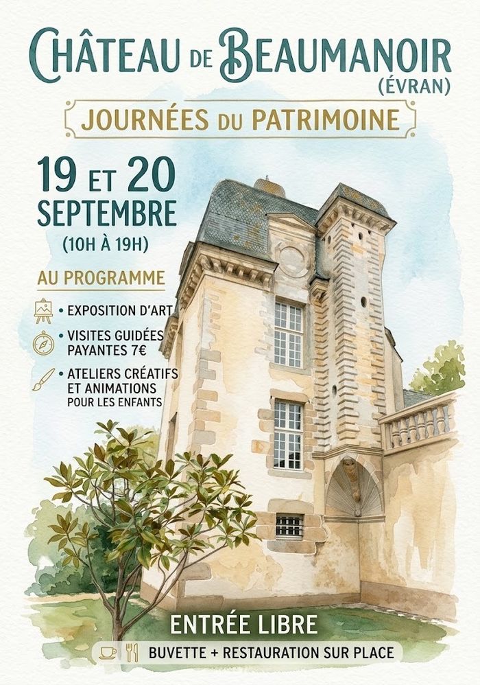 Visite guidée du Château de Beaumanoir, Château de Beaumanoir, Évran