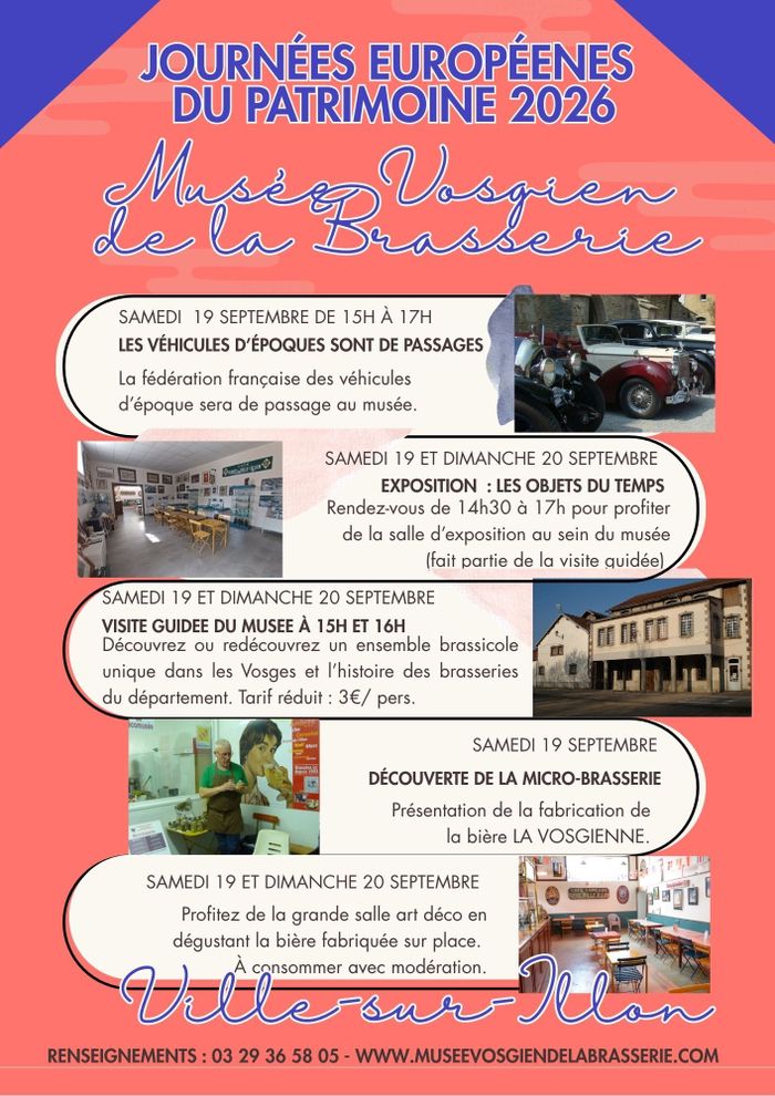 Visite guidée du Musée Vosgien de la Brasserie, Musée Vosgien de la Brasserie, Ville-sur-Illon