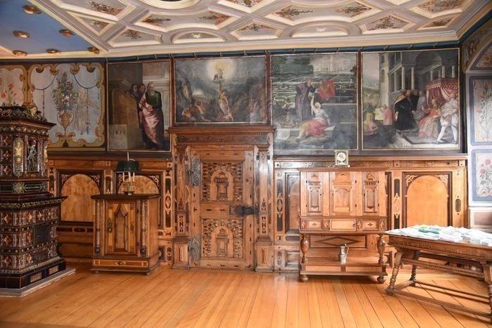 Visite guidée d’une ancienne salle de justice du XVIIᵉ siècle, Hôtel de Ville, Obernai