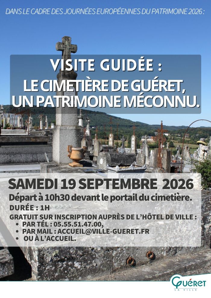 Visite guidée : le cimetière de guéret, un patrimoine méconnu, Cimetière de Guéret, Guéret