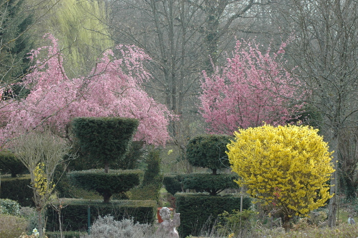 Visite guidée, sauvegarder le bâti et le jardin, Jardins des Métamorphozes, Valaire