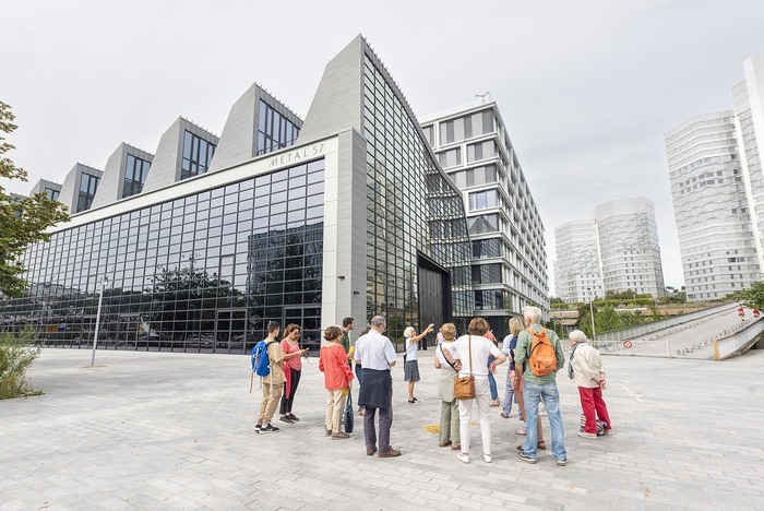 Visite guidée « Voyage en Industries » avec les passeurs de mémoire d’AMETIS, Pavillon des projets, Boulogne-Billancourt