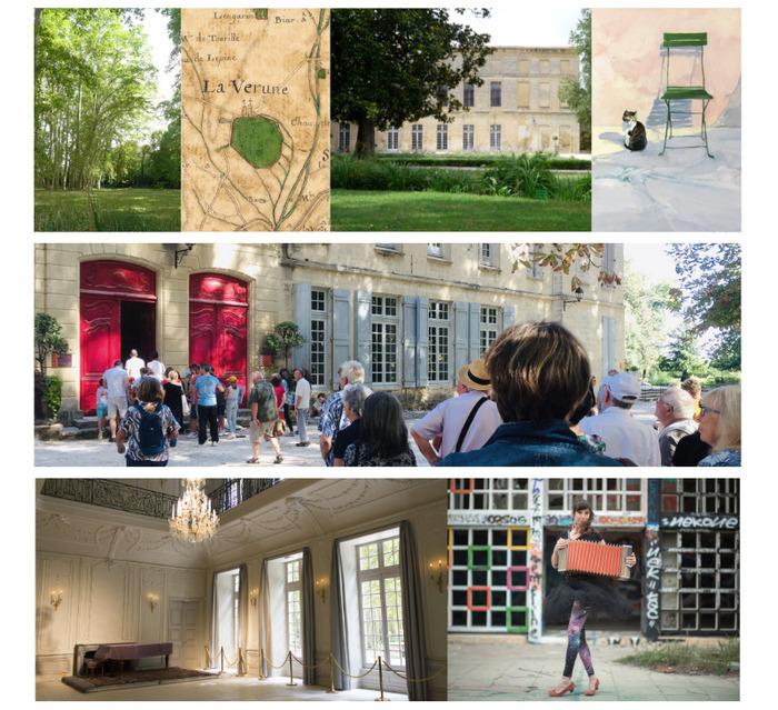 Visite guidées du château des évêques, parc, église et village ancien, Château des évêques – Médiathèque Jean de la Fontaine et musée Hofer-Bury, Lavérune