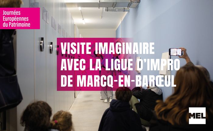 Visite imaginaire avec la Ligue d’Impro de Marcq, Archives de la MEL, Ronchin