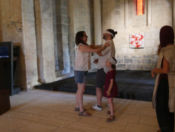 Visite jeu sens action, Salagon, musée et jardins, Mane