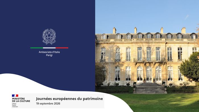 Visite libre, Ambassade d’Italie, Paris