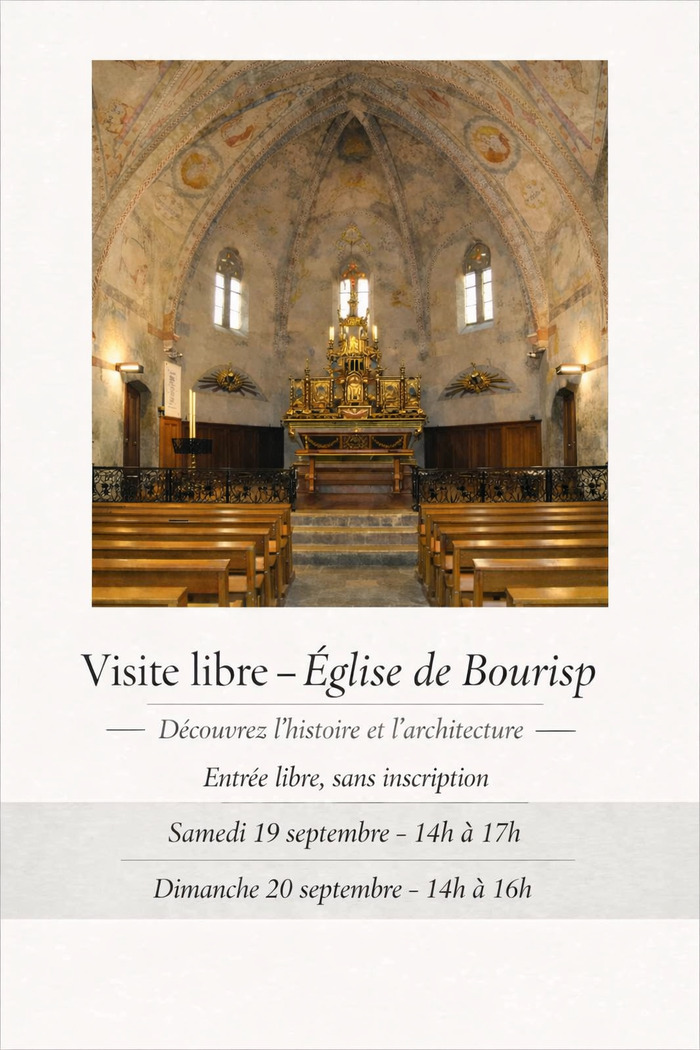 Visite libre de l’Église de Bourisp, Église Notre-Dame, Bourisp
