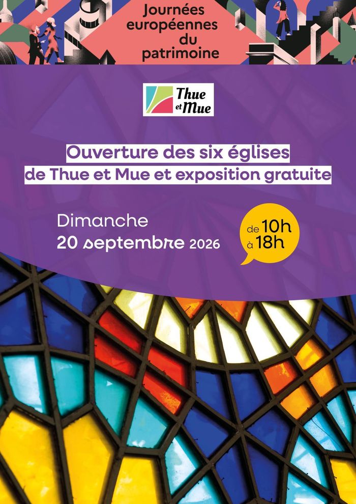 Visite libre de l’église, Église Saint-Germain, Thue et Mue