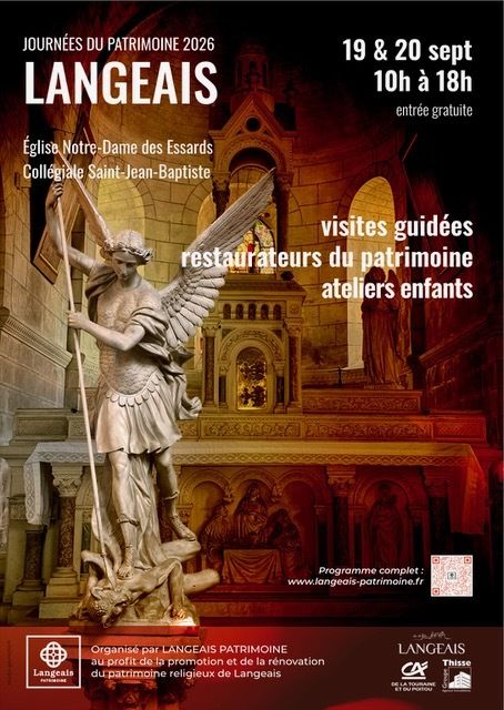 Visite libre de l&rsquo;église Notre-Dame-des-Essards, Église Notre-Dame-des-Essards, Langeais