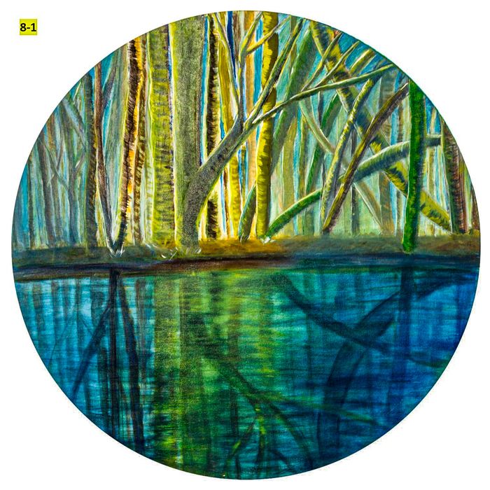 Visite libre de l’exposition artistique « Tout en rond » de Véronique Fanti – Peinture sur Tondo, Office de tourisme du Migennois, Migennes