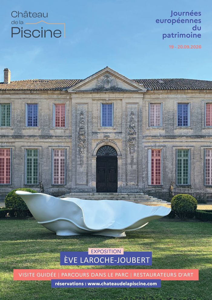 Visite libre de l’exposition d’Art Contemporain, parcours parc & rencontre de restaurateurs d’Art, Château de la Piscine, Montpellier