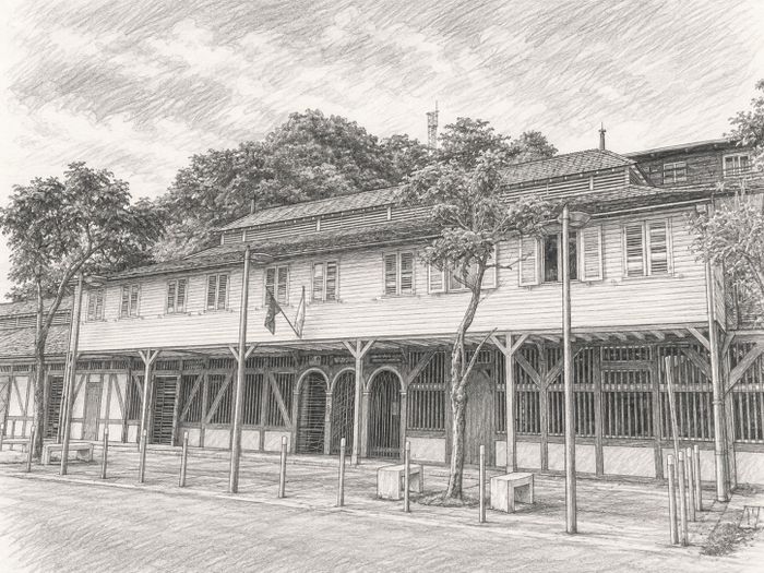 Visite libre du bâtiment de l’Ancienne Douane à Cayenne, Ancienne douane, Cayenne