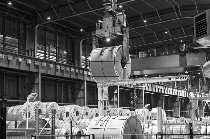 Visite patrimoine sidérurgique du site ArcelorMittal Mardyck, Bureaux Direction ArcelorMittal Dunkerque, Grande-Synthe