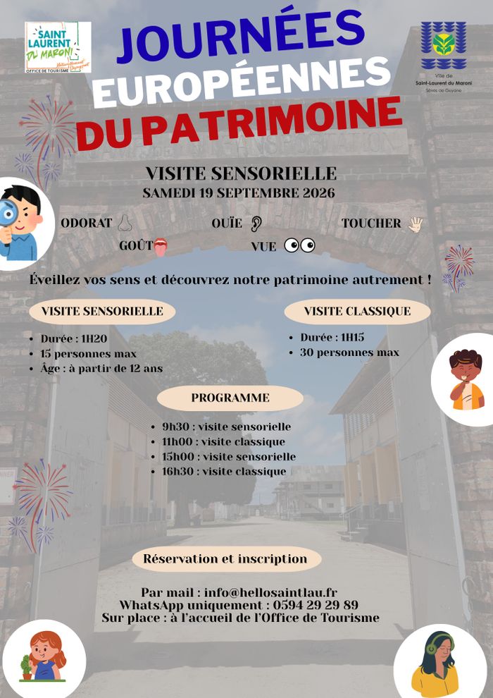 Visite sensorielle du Camp de la Transportation, Camp de la transportation – Centre d’interprétation d’Art et du Patrimoine et Bibliothèque […], Saint-Laurent-du-Maroni