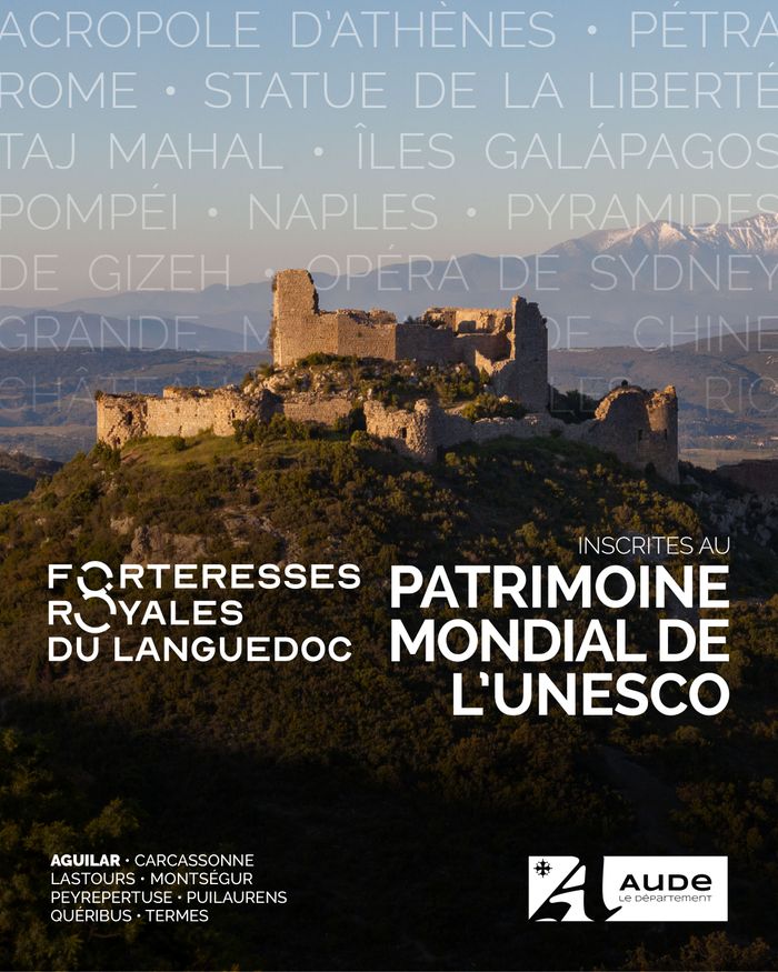 Visite thématique sur l’adaptation de l’architecture capétienne aux forteresses royales du Languedoc, Château d’Aguilar, Tuchan
