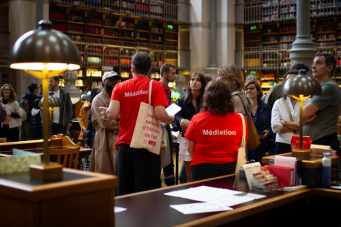 Visites commentées de la salle Labrouste, bibliothèque de l’Institut national d’histoire de l’art, Bibliothèque de l’INHA (Institut national d’histoire de l’art) – Salle Labrouste, Paris