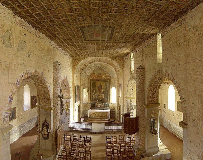 Visites commentées de l’église romane de Vic d’Oust et de son histoire à travers les siècles., Église de Vic d’Oust, Oust