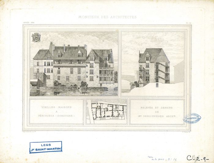 Visites de chantiers : restaurations de monuments historiques, Nom Maison du Pâtissier, Périgueux