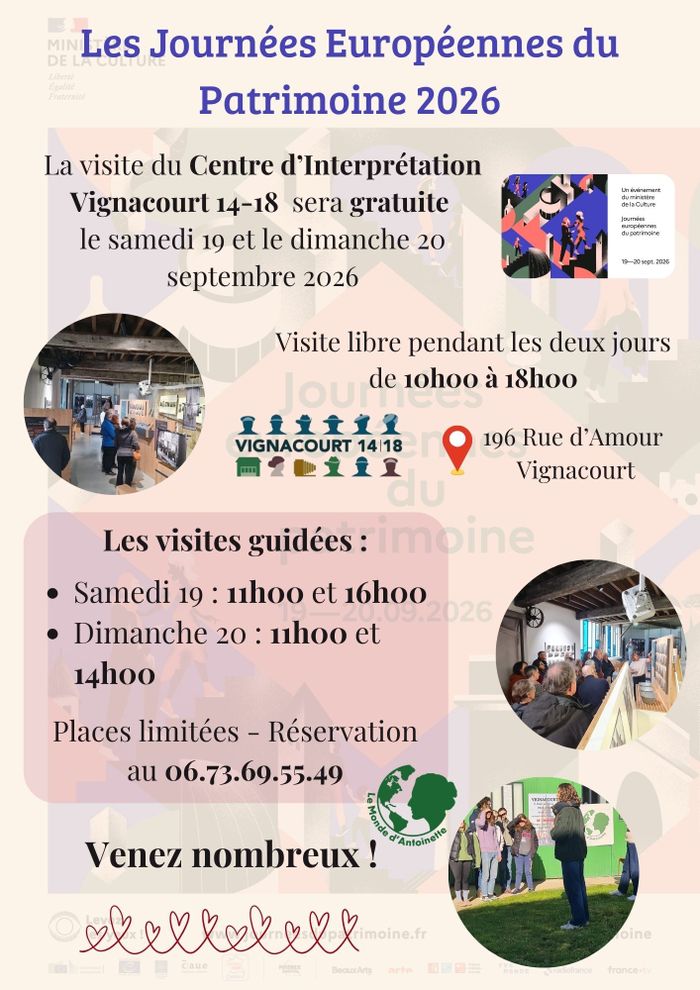 Visites du Centre d’Interprétation, Centre d’interprétation Vignacourt 14-18, Vignacourt