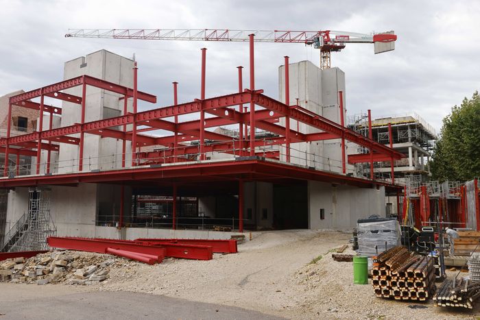 Visites du chantier Grande bibliothèque, Grande bibliothèque, Besançon