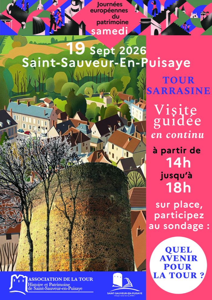 Visites guidées de la Tour, Tour Sarrasine, Saint-Sauveur-en-Puisaye