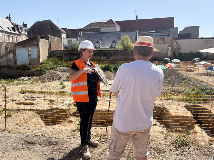 Visites guidées du chantier de fouilles archéologiques, Beffroi d’Abbeville, Abbeville