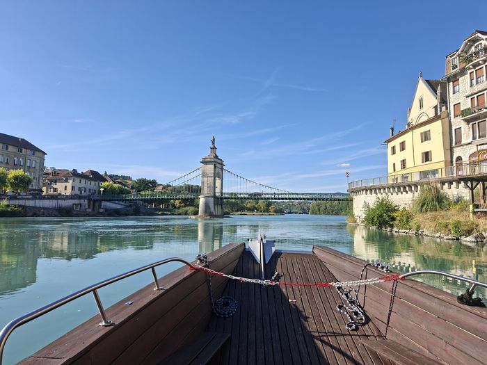 « Vos sens en éveil » avec promenade sur le Rhône, Port Gallatin, Seyssel