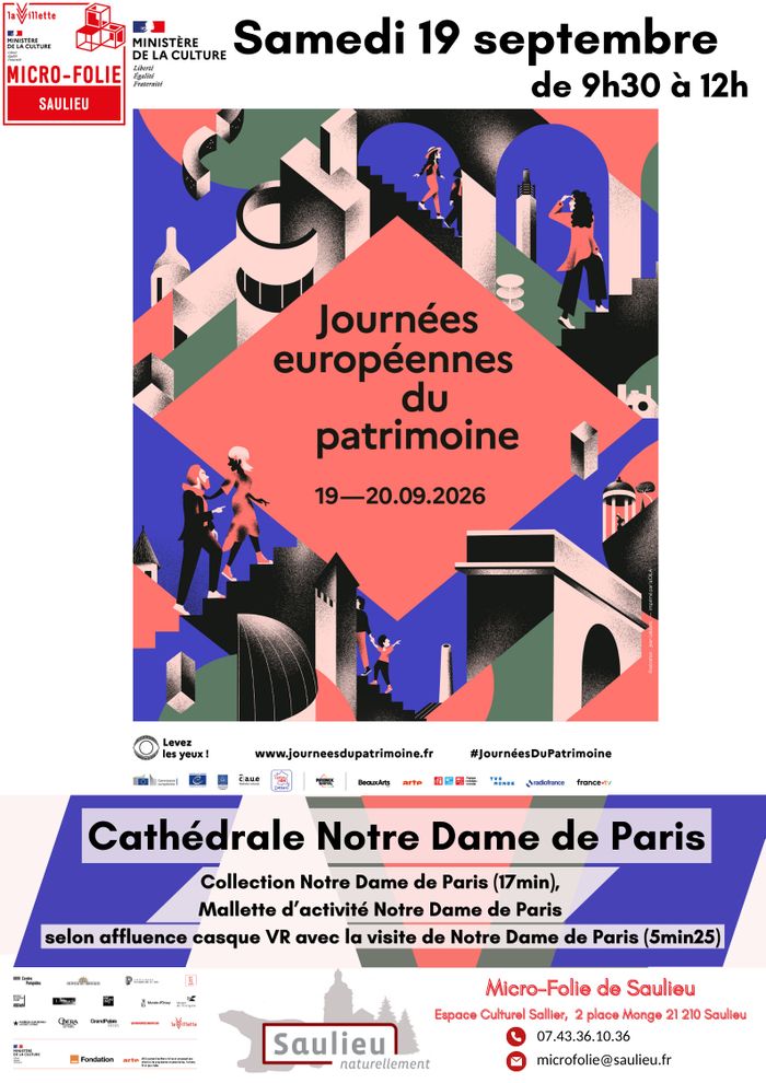 « Zoom sur la cathédrale Notre Dame de Paris », Micro-Folie Saulieu, Saulieu