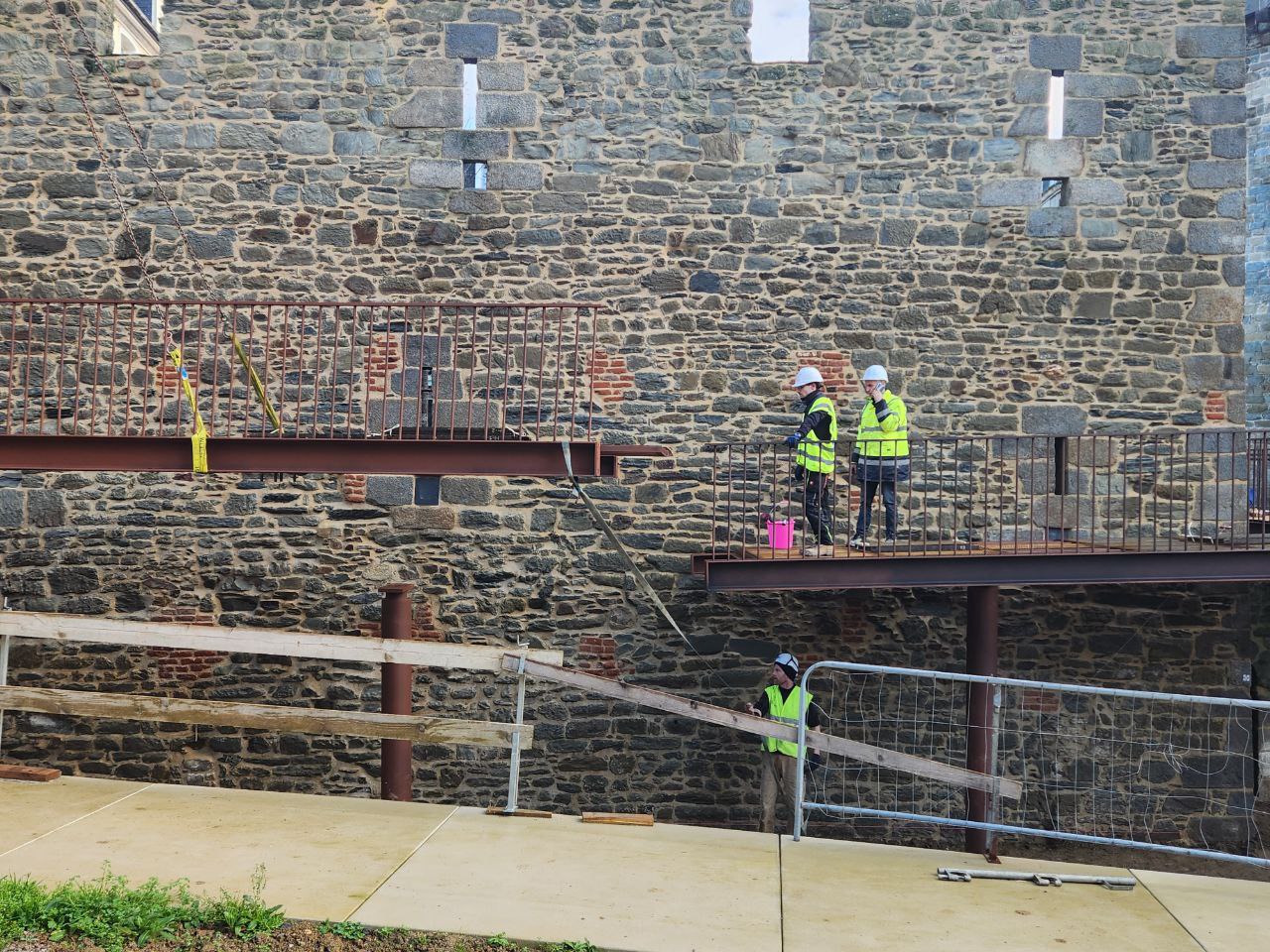 Promenade des remparts à Rennes : vue côté Portes Mordelaises